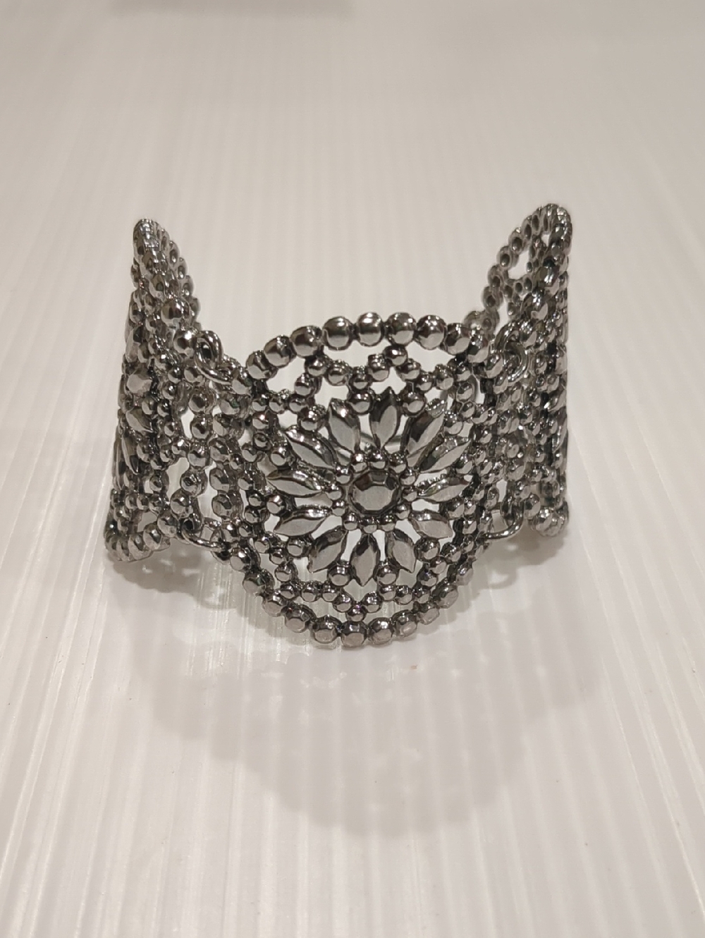 Filigree Cuff Bracelet - Statement Women's Jewelry